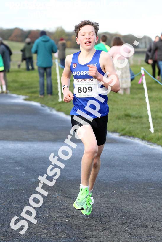 Boys and grils under-15s, Heaton Memorial 10k Road Race, Town Moor, Newcastle.  Photo: David T. Hewitson/Sports for All Pics